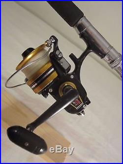 Vintage PENN 750SS Big Game Spinning Fishing Reel with25 lb. Mono Brass Gears