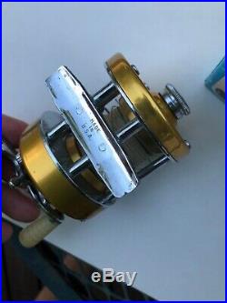 Vintage PENN 910 LEVELMATIC Fishing REEL baitcast casting Withbox Extras Nice Cond
