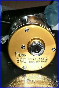 Vintage PENN 940 LEVELMATIC Fishing Reel