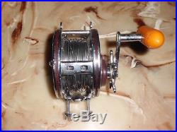 Vintage PENN Grand Mariner 349 Conventional Reel- USA with Stainless Steel Wire