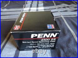 Vintage PENN Graphite 4500 SS 4.61 Spinning Fishing Reel With Box Manuals