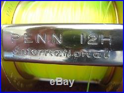 Vintage PENN International 12H Big Game Reel (#3) GOOD COND