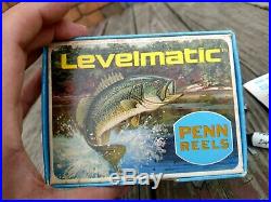 Vintage PENN Levelmatic No. 930 Bait Casting Reel withBox Catalog assecories 1973