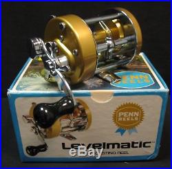 Vintage PENN Levermatic Bait Casting Fishing Reel #930 NOS New in Box 1972