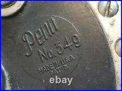 Vintage PENN Master Mariner reel no. 349 Deep Sea Fishing Reel steel line