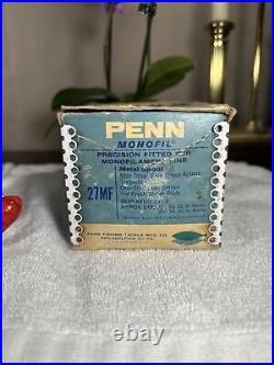 Vintage PENN Monofil 27 Fishing Reel RARE Excellent Shape Works +Original Box