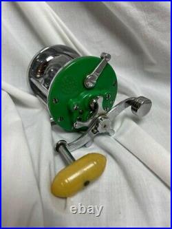 Vintage PENN Monofil No. 26 Reel with very RARE GREEN SIDE plates