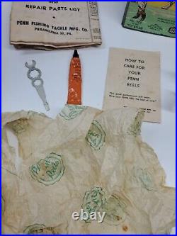 Vintage PENN PEER No. 109 New Old Stock with Box wrench Papers Lube