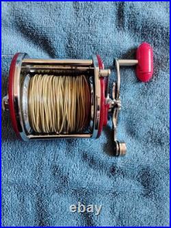 Vintage PENN PEER No. 209MS FISHING REEL LEVEL WIND USA Original Box Hardware New