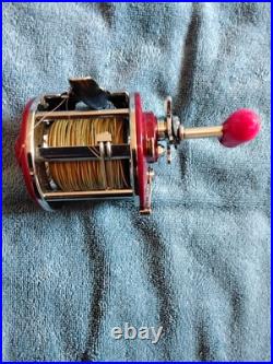 Vintage PENN PEER No. 209MS FISHING REEL LEVEL WIND USA Original Box Hardware New