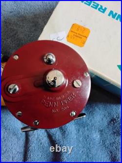 Vintage PENN PEER No. 209MS FISHING REEL LEVEL WIND USA Original Box Hardware New