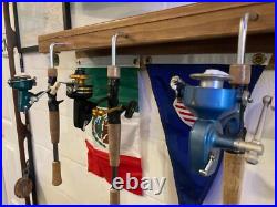 Vintage PENN Reel Collection Display Shelf 7 Reels All in Great Condition Penn