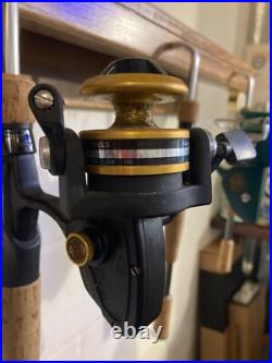 Vintage PENN Reel Collection Display Shelf 7 Reels All in Great Condition Penn