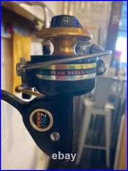 Vintage PENN Reel Collection Display Shelf 7 Reels All in Great Condition Penn
