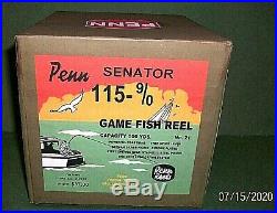 Vintage PENN SENATOR 115 9/0 Big Game Conventional Reel withCustom Handle. USA
