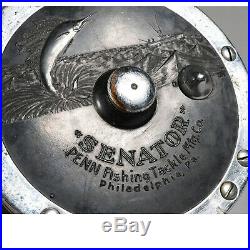 Vintage PENN SENATOR No. 115 9/0 Game Fishing Reel anti-reverse original box