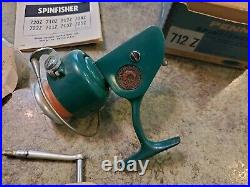 Vintage PENN SPINFISHER 712 Fishing Reel with Original Papers & Box