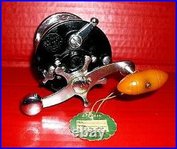 Vintage PENN SQUIDDER No. 140 Surf Casting Reel withBox & Extras, circa 40's/50's