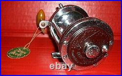 Vintage PENN SQUIDDER No. 140 Surf Casting Reel withBox & Extras, circa 40's/50's