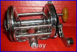 Vintage PENN SQUIDDER No. 140 Surf Casting Reel withBox & Extras, circa 40's/50's