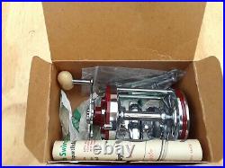 Vintage PENN SQUIDDER Red 140M REEL withOrig Box & tools & papers EUC A+++