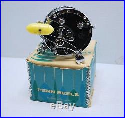 Vintage PENN SUPER MARINER No 49M in Original Box Metal Spool Game Fishing Reel