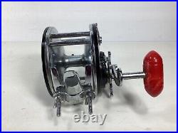 Vintage PENN Sailfisher Model No. 130 Red Handle Works Excellent Condition