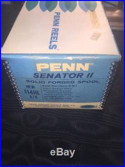 Vintage PENN Senator 114HL 6/0 Conventional Salt REEL NOS NEVER OUT OF BOX! TR
