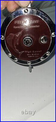 Vintage PENN Senator II 6/0 Hight Speed Reel 114 HL