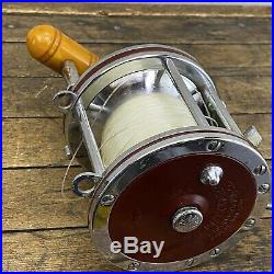 Vintage PENN Senator Reel 114H Salt water Fishing 114 Ball Bearing B4