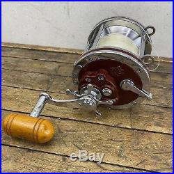 Vintage PENN Senator Reel 114H Salt water Fishing 114 Ball Bearing B4