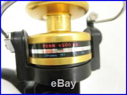 Vintage PENN Spin Fisher 4500-SS Spinning reel + Spare spool Good condition
