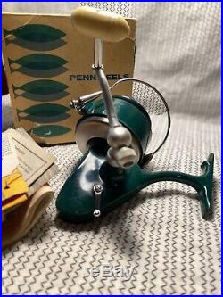 Vintage PENN Spinfisher Model 700/701 Greenie Spinning Reel. Circa 1960's. USA