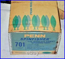 Vintage PENN Spinfisher Model 700/701 Greenie Spinning Reel. Circa 1960's. USA