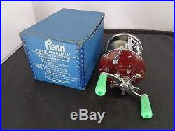 Vintage Penn 109MS Peer Monofil Levelwind Reel in RARE BOX w accessories, new