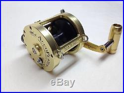 Vintage Penn 113 4/0 Casting Reel WithAccurate Conversion AccuPlates AccuFrame