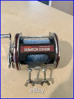 Vintage Penn 113hlw Senator 4/0 Special, Wide Spool Saltwater Fishing Reel