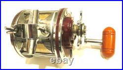 Vintage Penn 114H 6/0 Salt Water Big Game Fishing Reel, Red Sides EXCELLENT