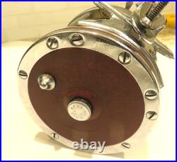 Vintage Penn 114H 6/0 Salt Water Big Game Fishing Reel, Red Sides EXCELLENT