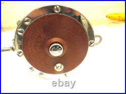 Vintage Penn 114H 6/0 Salt Water Big Game Fishing Reel, Red Sides EXCELLENT