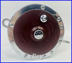 Vintage Penn 114H Senator 6/0 Big Game Fishing Reel Red Color #2 USA