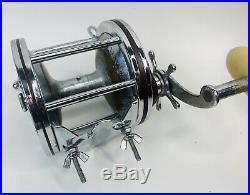 Vintage Penn 114H Senator 6/0 Big Game Fishing Reel Red Color #2 USA