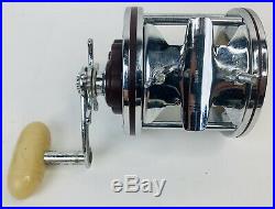 Vintage Penn 114H Senator 6/0 Big Game Fishing Reel Red Color #2 USA