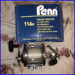 Vintage Penn 114H Special Senator ocean reel USA