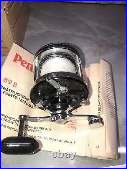 Vintage Penn #140L Squidder Fishing Reel with Aluminum Spool & Box USA # RB