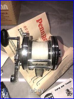Vintage Penn #140L Squidder Fishing Reel with Aluminum Spool & Box USA # RB