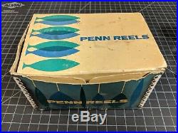 Vintage Penn 140M Squidder Metal Spool Fishing Reel Original Box Made in USA