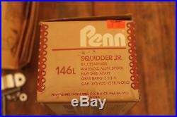 Vintage Penn 146L Squidder Jr Conventional Reel In Original Box