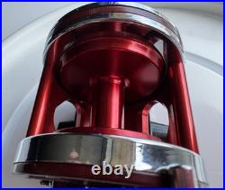 Vintage Penn 146 Squidder JR Red Anniversary Spool Tiburon Red Bakelite Handle