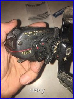Vintage Penn 2000 Speed Shifter 2-Speed Baitcasting reel with Box and Manuals